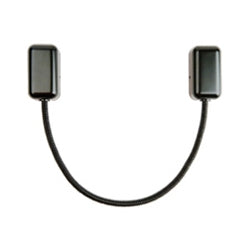 Keedex Inc K-DLBLK | Armored Door Loop, 1/4" X 18" Flexible Conduit, Powder Coated Black