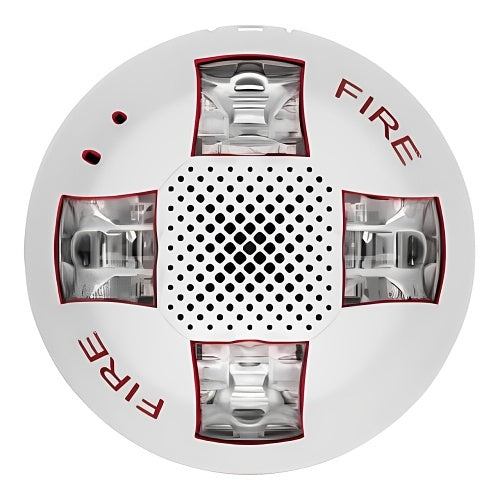 Kidde Commercial EGCSVHWF | Ceiling Mount Speaker-Strobe, 135-185 cd, FIRE Label, White