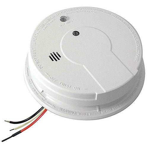 Kidde Commercial 21006371 | 120V AC/DC Interconnect Photoelectric Smoke Alarm with Hush