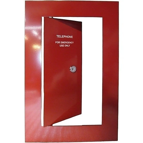 Kidde Commercial 6831-1 | Edwards Frontplate - Flush Mount, Red Finish, Break Glass