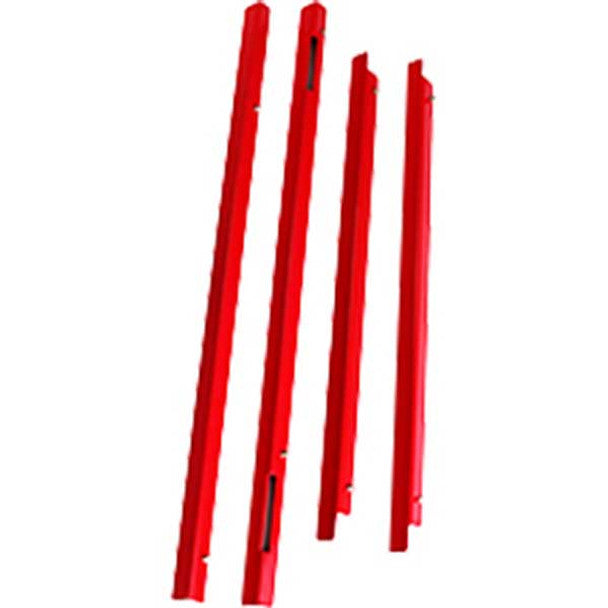 Kidde Commercial F-TRIM35R | Semi Flush Trim Kit for 3 or 5 zone enclosures, Red