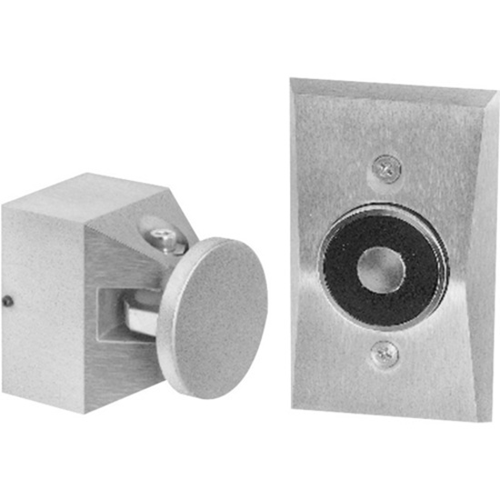 Kidde Commercial 1504-AQN5 | Flush Wall Mounted Electromagnetic Door Holder, Long Catch Plate