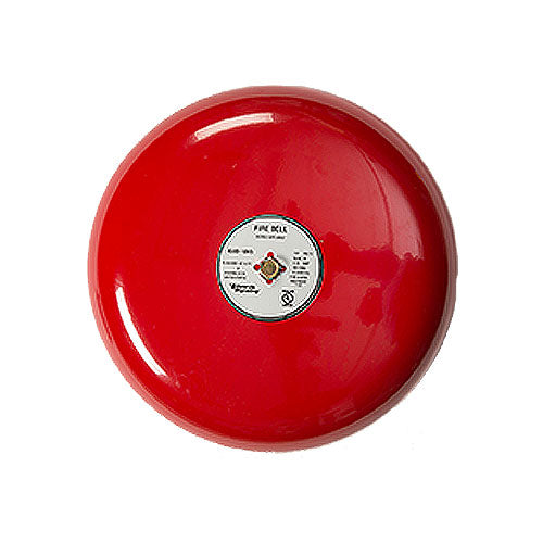 Kidde Commercial 438D-10N5-R | 10 inch Fire Alarm Bell, Red, 120V AC, 0.034A