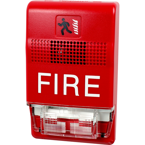 Kidde Commercial EG1RF-CVM | Genesis Chime/Strobe, Wall Mount, 15-95 CD, Marked in.Fire in., 24VDC, Red