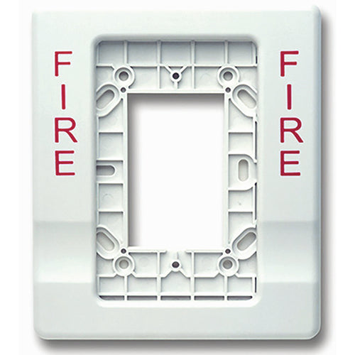Kidde Commercial EG1T-FIRE | Genesis EG1 4" Trim White with Word "Fire"