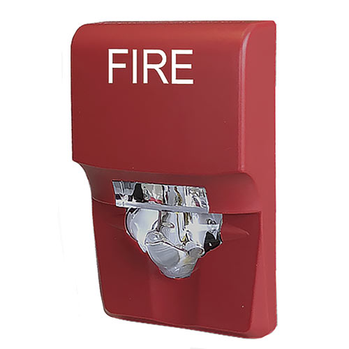 Kidde Commercial EG1VRF | Genesis EG1 Series Strobe, Selectable Candela, "FIRE" Marking, Red