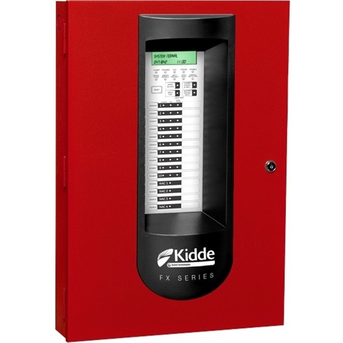 Kidde Commercial FX-10R | 10 Zone Fire Alarm Control Panel, Red
