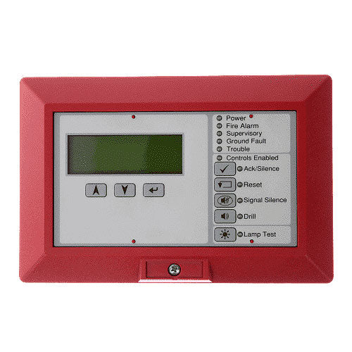 Kidde Commercial K-RLCD-CR | LCD Text Annunciator, Red