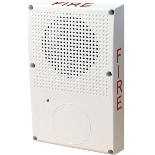 Kidde Commercial WG4WF-S | Genesis WG4 Series Speaker, 25/70V RMS, FIRE Marking, White