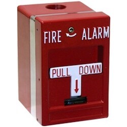 Kidde Commercial MPSR2-S45W-GE | Double action, SPST, Key Reset, Terminal Connections, Red