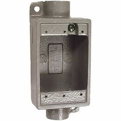 Killark FDC-2M | 3/4" Feed-Thru Deep Iron Device Box