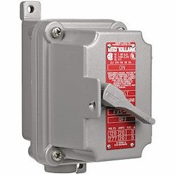 Killark FXSX53 | 3-Pole Factory Sealed Switch, 1-Gang, 3/4" Feed