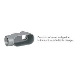 Killark LB27CG | LB Conduit Body, Cover & Gasket, 3/4", FE