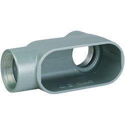 Killark LB37 | Duraloy 7 Series - Iron Conduit Body - LB Type - Hub Size 1 Inch - Volume 11.0 Cubic Inches