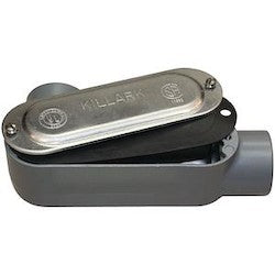Killark OLL-3CG | 1" LL Conduit Body with Cover/Gasket, Aluminum