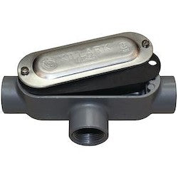 Killark OT-6CG | 2" T Conduit Body with Cover/Gasket, Duraloy 5 Aluminum