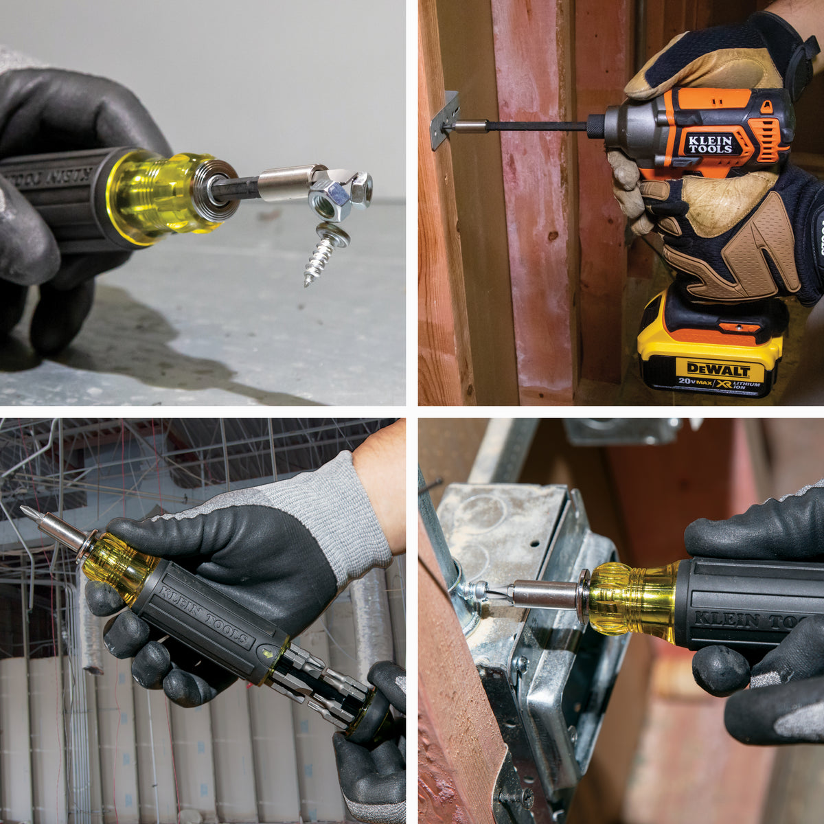 Klein Tools 32303 | 14-in-1 Multi-Bit Adjustable Length Screwdriver