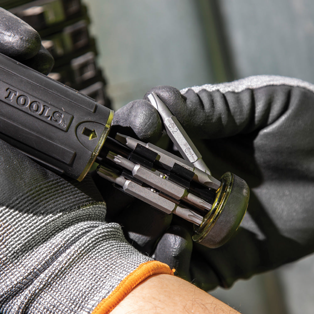 Klein Tools 32305 | 15-in-1 Multi-Bit Ratcheting Screwdriver