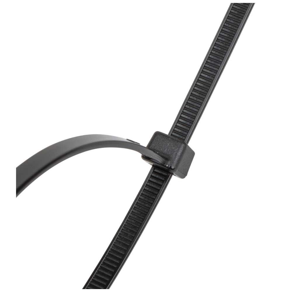 Klein Tools 450-210 | Cable Ties, Zip Ties, 50-Pound Tensile Strength, 11.5-Inch, Black
