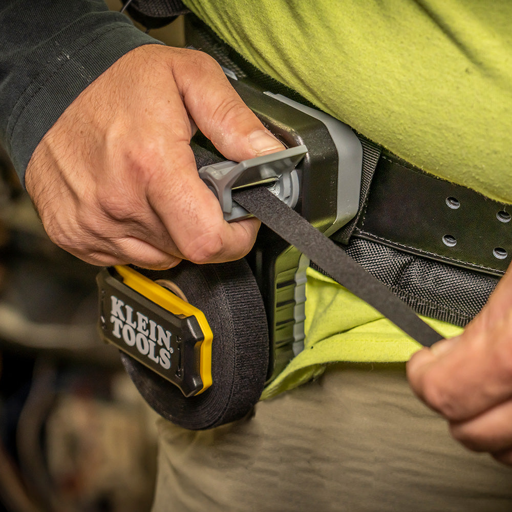 Klein Tools 450-900 | Hook and Loop Tape Dispenser, Versatile Cable Ties, Custom Length