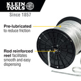 Klein Tools 50142 | Conduit Measuring Pull Tape, 2500-Pound x 3000-Foot