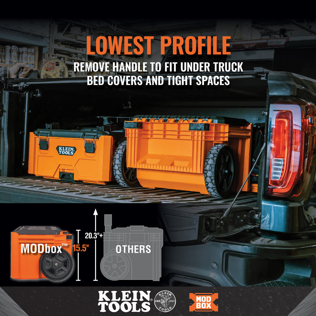 Klein Tools 54802MB | MODbox Rolling Toolbox