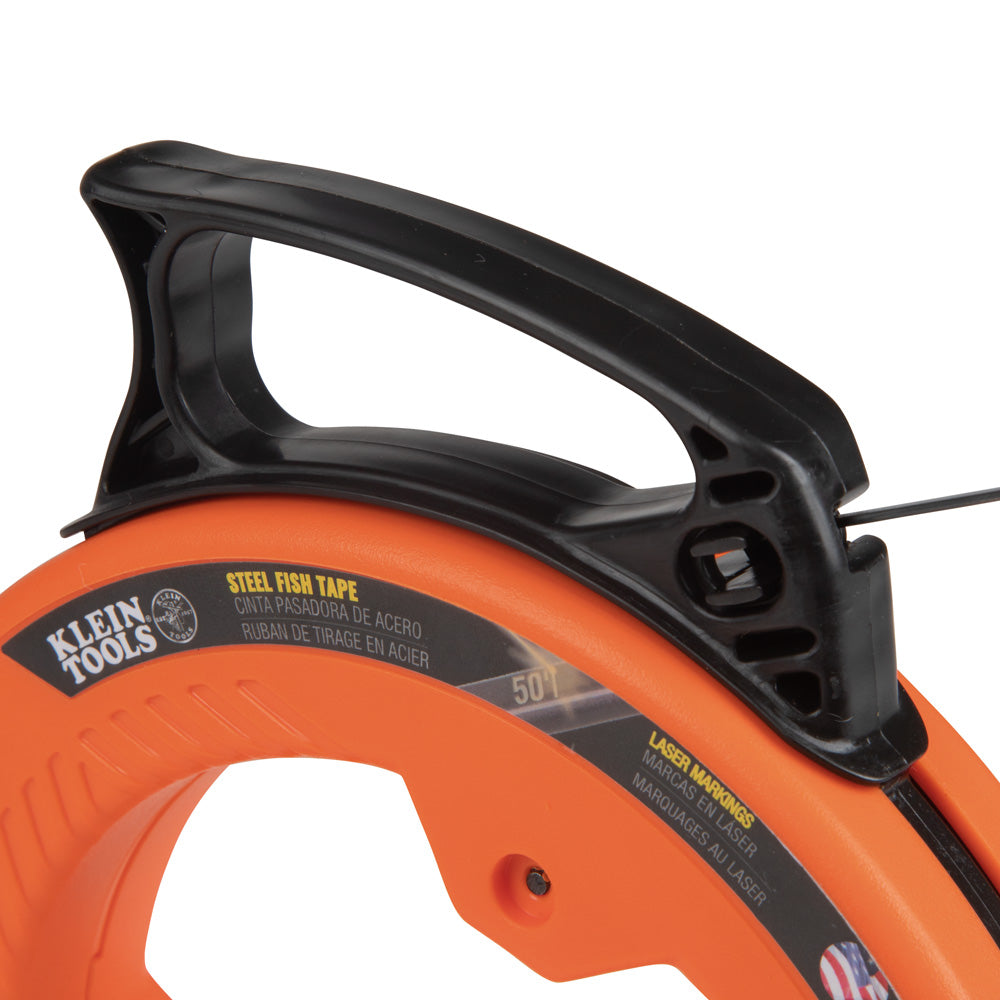 Klein Tools 56331 | Steel Fish Tape, 1/8-Inch x 50-Foot