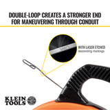 Klein Tools 56341 | Stainless Steel Fish Tape, 1/8-Inch x 240-Foot