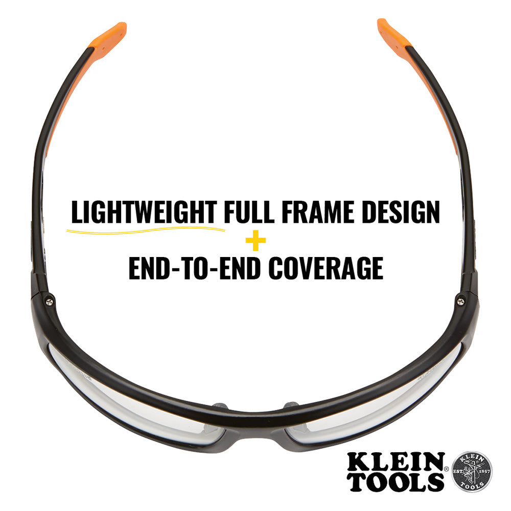 Klein Tools 60537 | Professional Safety Glasses, Full-Frame, Indoor/Outdoor Lens