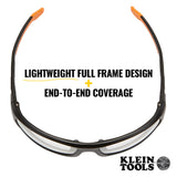 Klein Tools 60537 | Professional Safety Glasses, Full-Frame, Indoor/Outdoor Lens