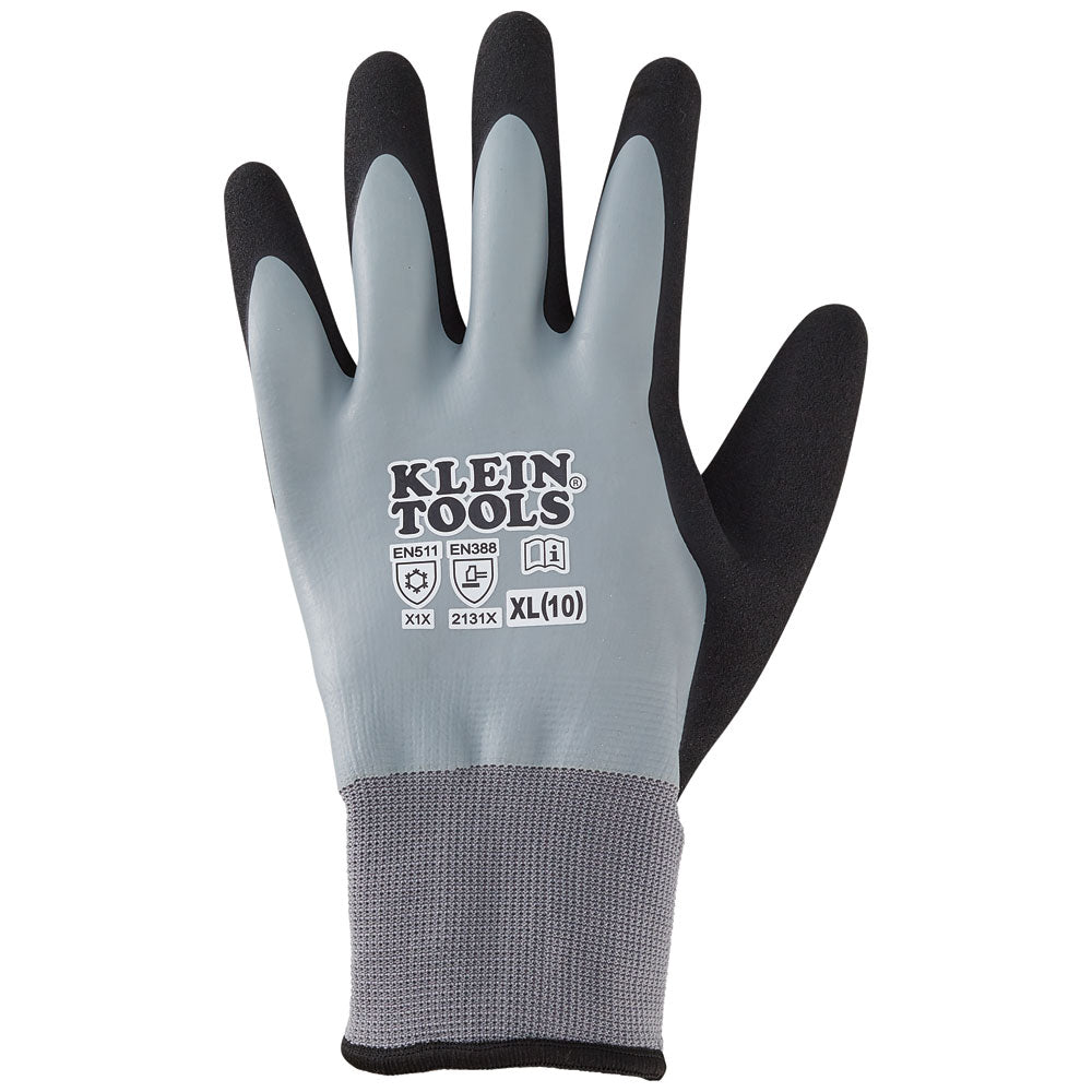 Klein Tools 60390 | Thermal Dipped Gloves, Extra-Large