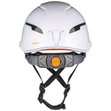 Klein Tools 60525 | Safety Helmet, Type-2, Non-Vented Class E, with Rechargeable Headlamp