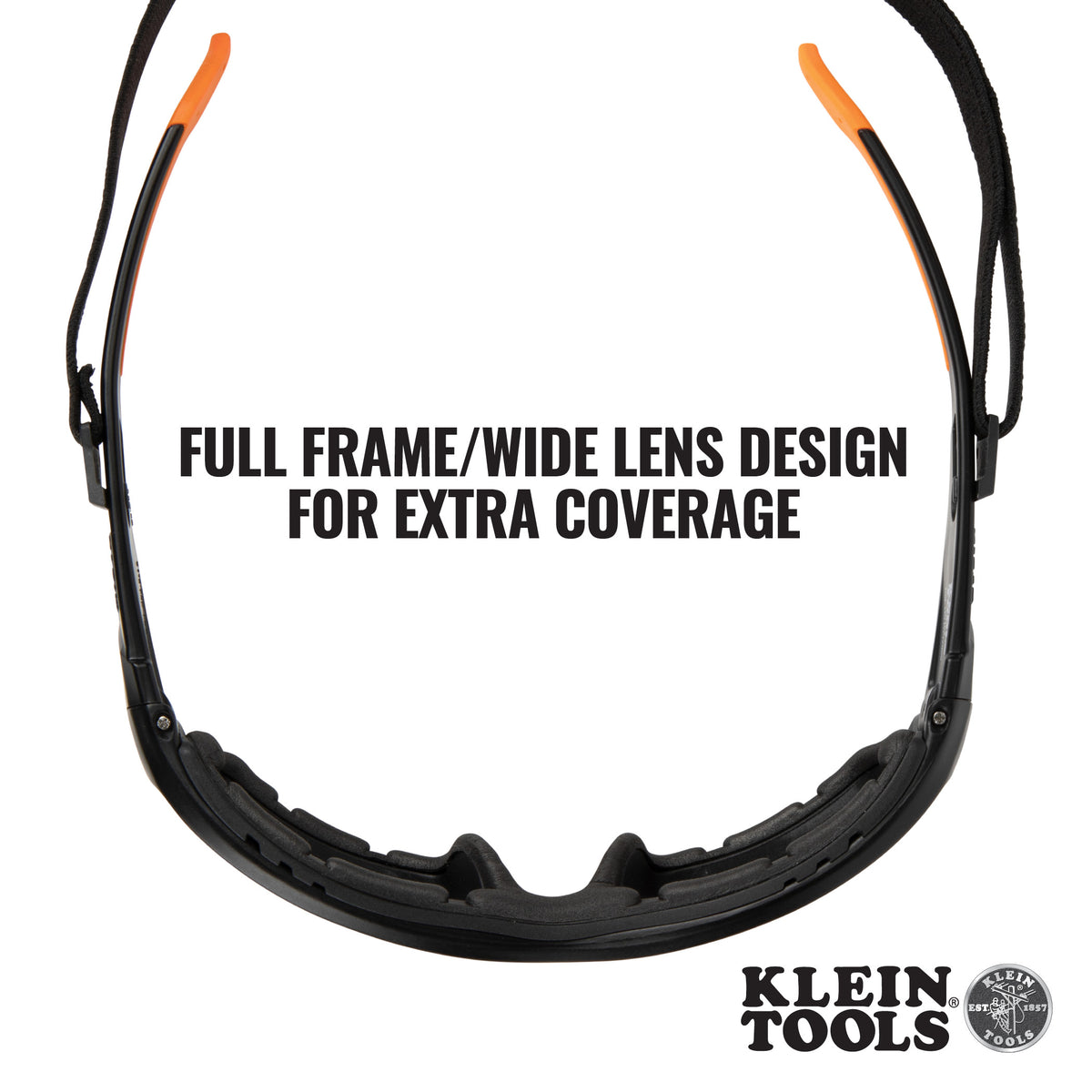 Klein Tools 60538 | Professional Full-Frame Gasket Safety Glasses, Indoor/Outdoor Lens