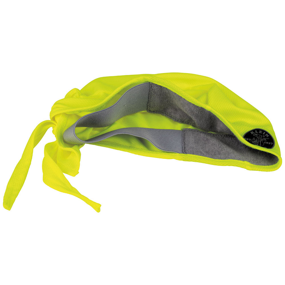 Klein Tools 60546 | Cooling Do Rag, High-Visibility Yellow, 2-Pack