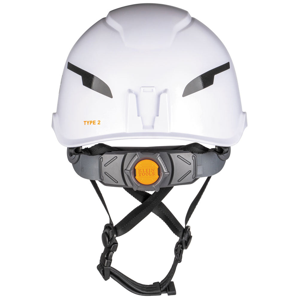 Klein Tools 60564 | Safety Helmet, Type-2, Non-Vented Class E, White