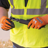Klein Tools 60579 | Knit Dipped Gloves, Cut Level A1, Touchscreen, Small, 2-Pair