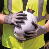 Klein Tools 60586 | Knit Dipped Gloves, Cut Level A2, Touchscreen, X-Large, 2-Pair