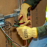 Klein Tools 60607 | Leather All Purpose Gloves, Medium