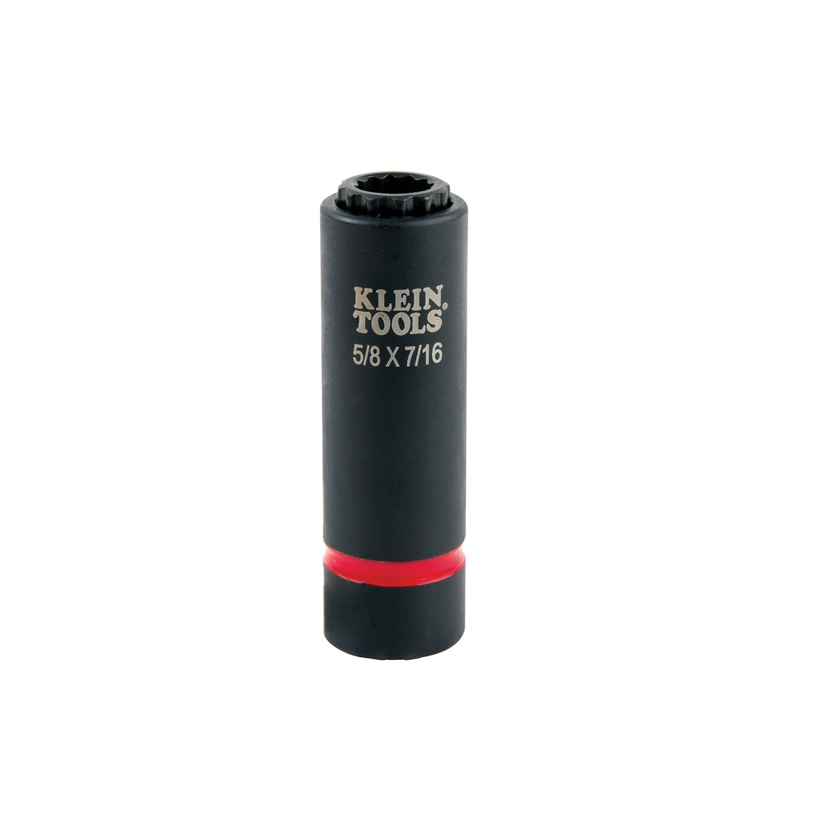 Klein Tools 66012 | 2-in-1 Impact Socket, 12-Point, 5/8 and 7/16-Inch