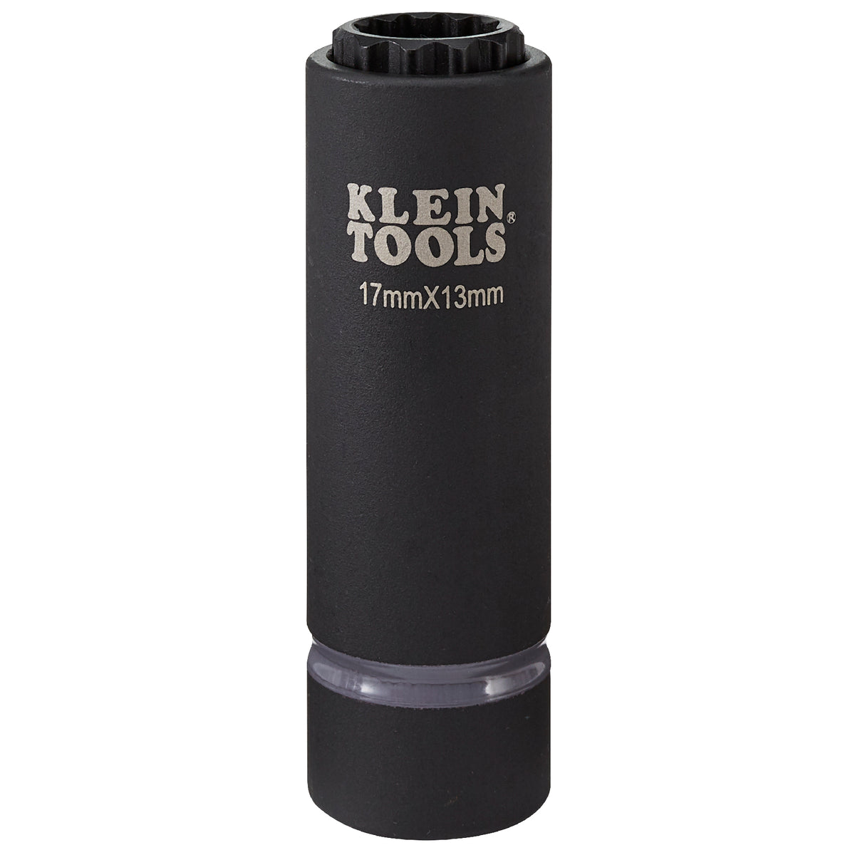 Klein Tools 66051E | 2-in-1 Metric Impact Socket, 12-Point, 17 x 13 mm