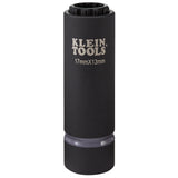 Klein Tools 66051E | 2-in-1 Metric Impact Socket, 12-Point, 17 x 13 mm