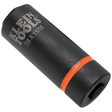 Klein Tools 66064 | 2-in-1 Impact Socket, 6-Point, 7/8 and 11/16-Inch