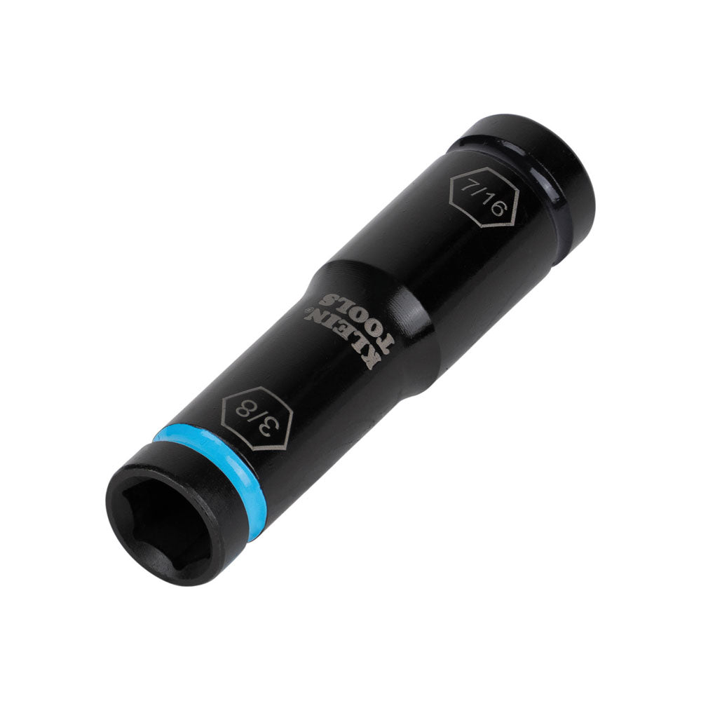 Klein Tools 66077 | Flip Impact Socket, 7/16 and 3/8-Inch