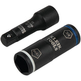 Klein Tools 66080 | 2-in-1 Penta/Hex Flip Socket with Adapter