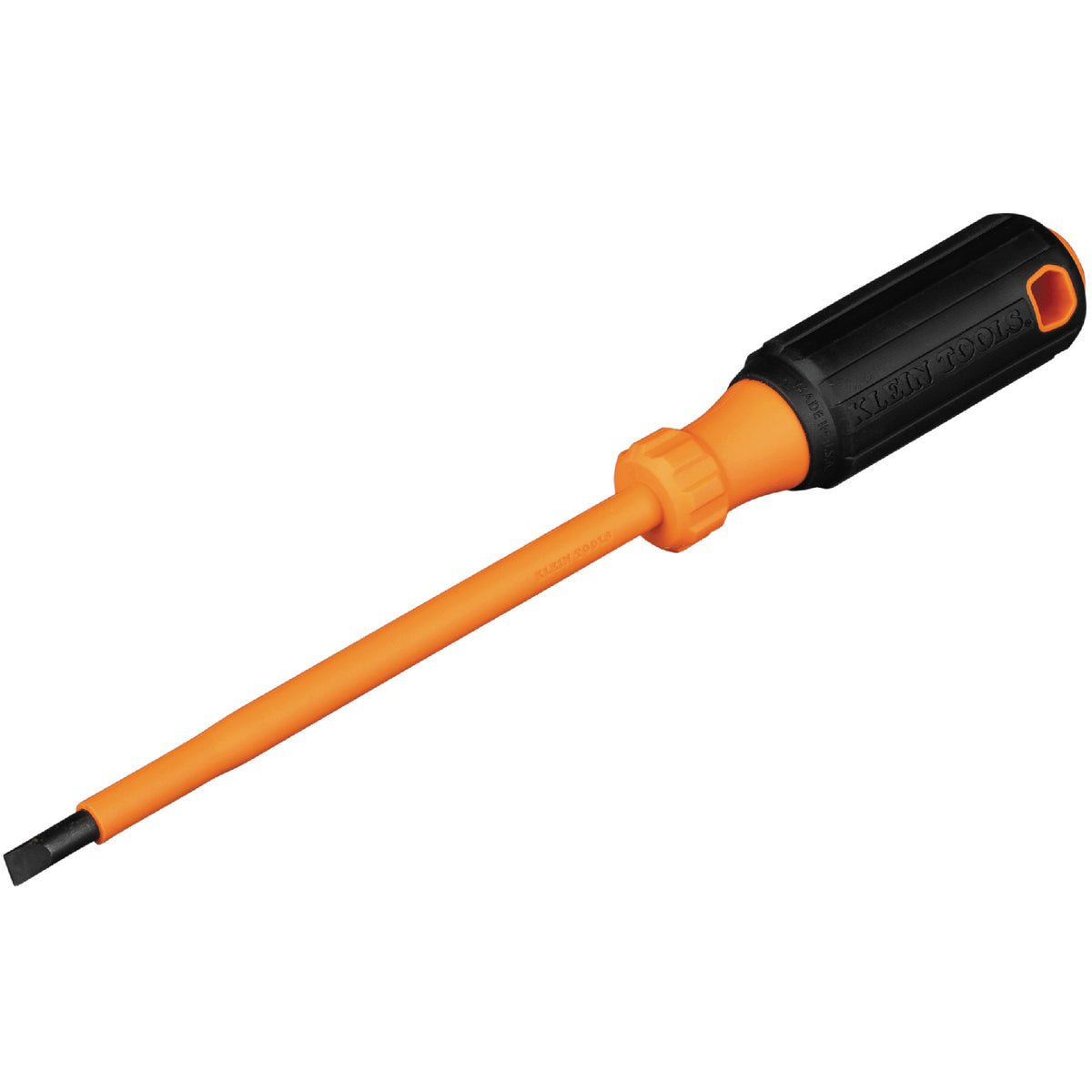 Klein Tools 6866INS | Insulated Screwdriver, 5/16-Inch Cabinet Tip, 6-Inch Shank