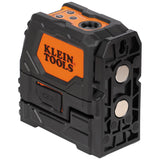 Klein Tools 93LCLGR | Rechargeable Self-Leveling Green Cross-Line Laser Level with Red Plumb