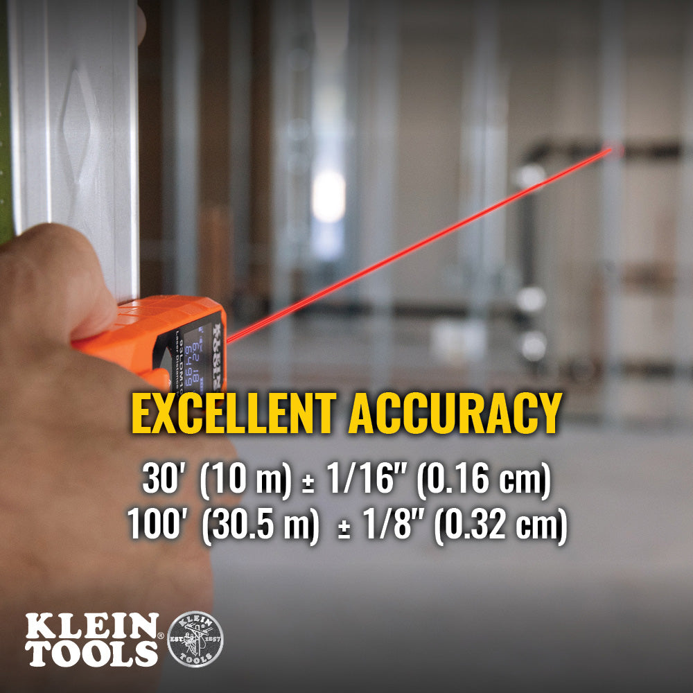 Klein Tools 93LDM100C | Compact Laser Distance Measure