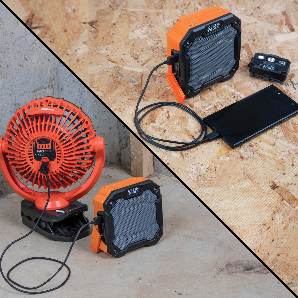 Klein Tools AEPJS3 | Bluetooth Jobsite Speaker with Magnet and Hook