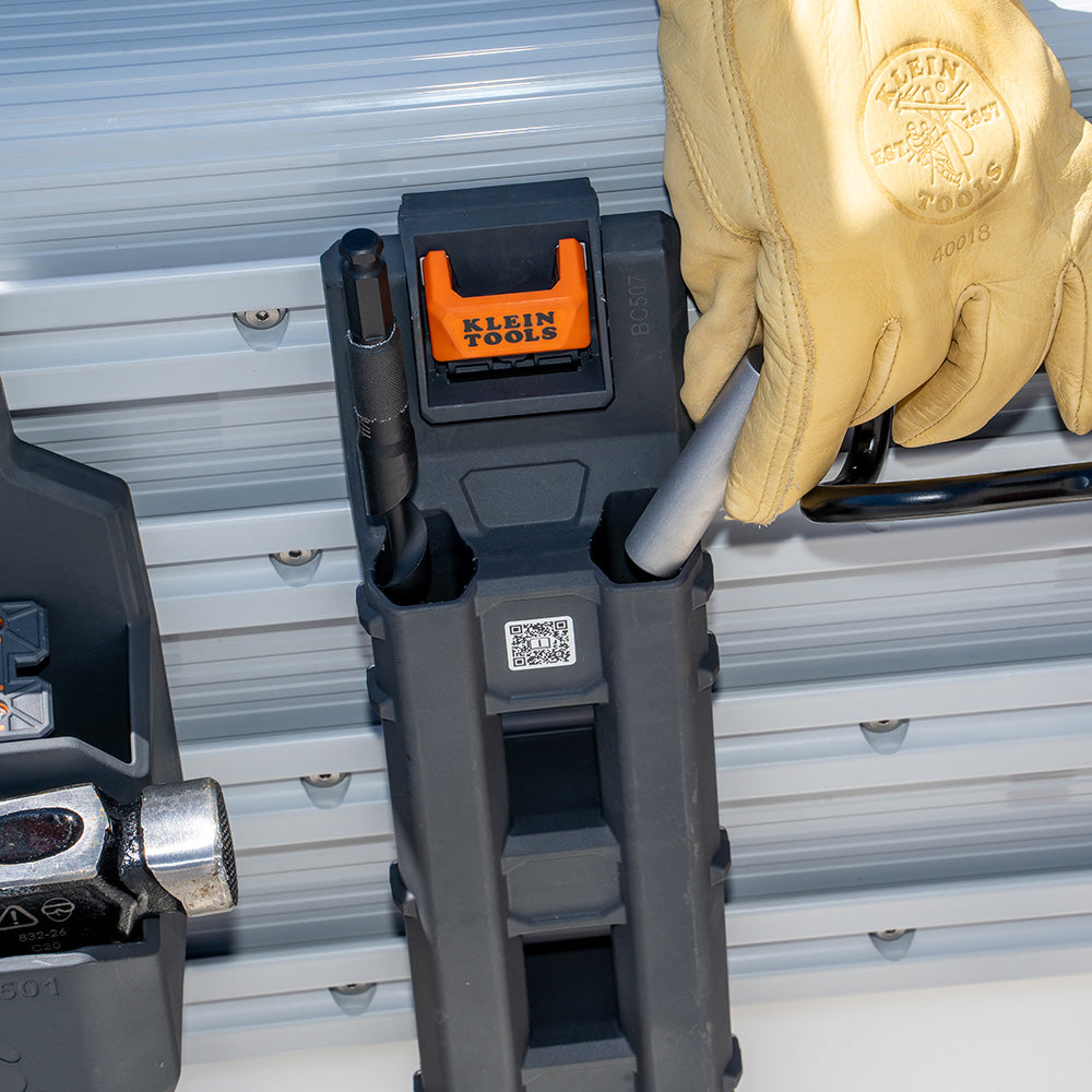 Klein Tools BC507C | Auger Bit Storage Module, Rail System