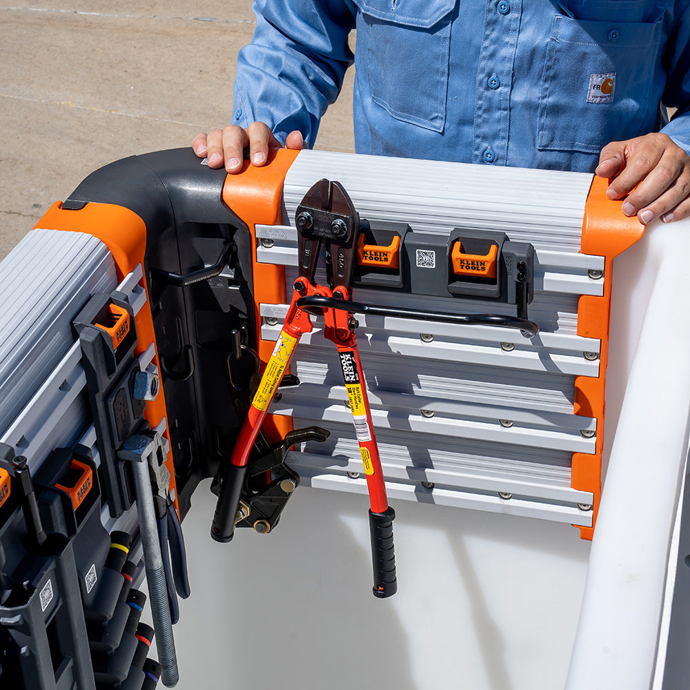 Klein Tools BC508C | Utility Bar Storage Module, Rail System